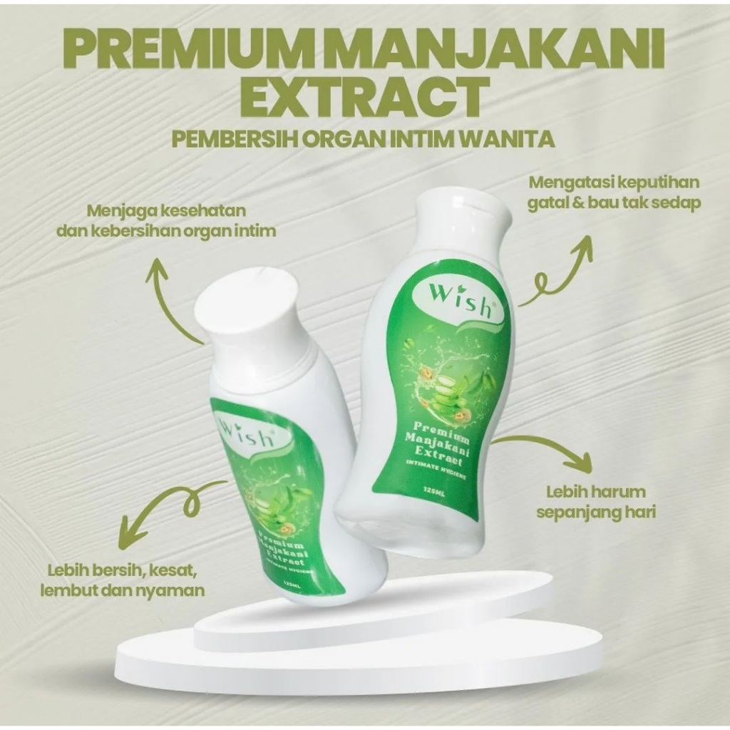 WISH PREMIUM MANJAKANI EXTRACT 125ml 100% HERBAL RACIKAN DOKTER BOYKE