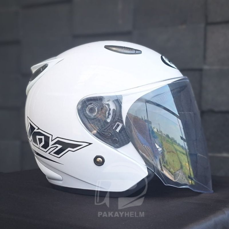 Helm KYT Pria Wanita SNI ABS Free Box Bublewarp