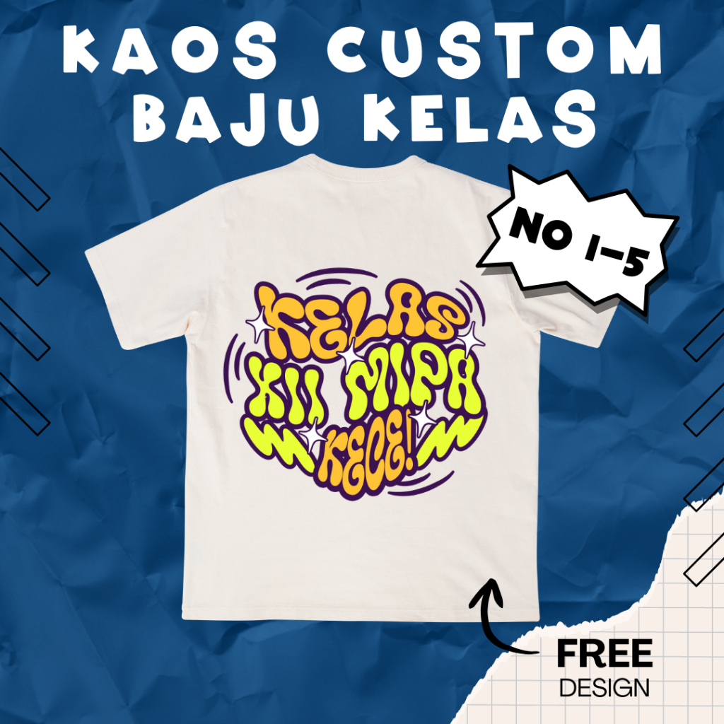 Cosmic - Custom Kaos Kelas Satuan/Lusinan / Kaos Sablon DTF / Kaos Kelas murah / Kaos kelas custom k