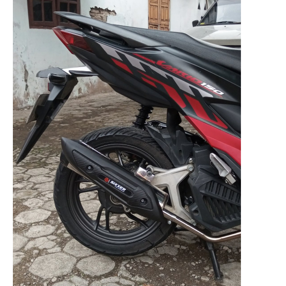 Knalpot Racing Stainless Vario Beat Scoopy Mio Genio Nmax Pcx Aerox End Muffler ORIGINAL SIXXER