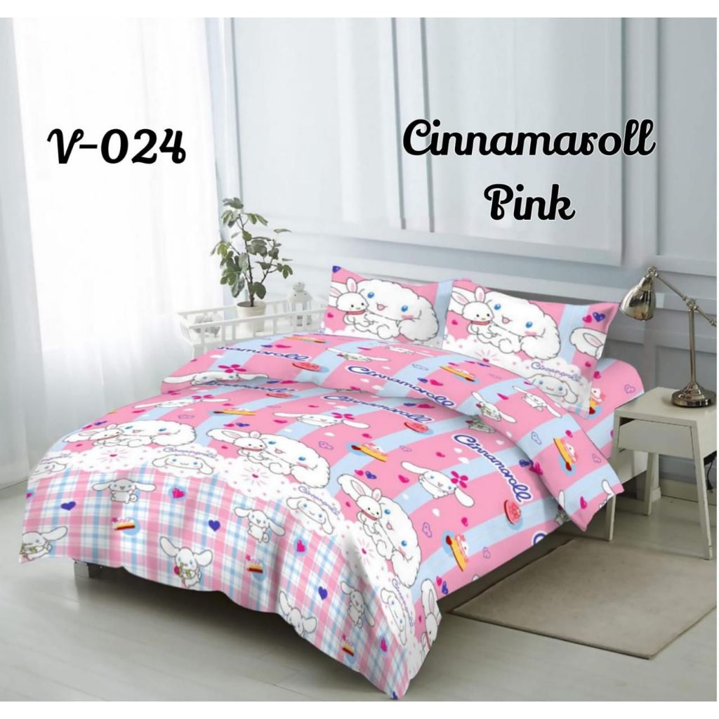 (20 RIBUAN) SPREI SAJA/BATANGAN MURAH MOTIF KARAKTER AESTHETIC BUNGA UK 180x200 160x200 120x200
