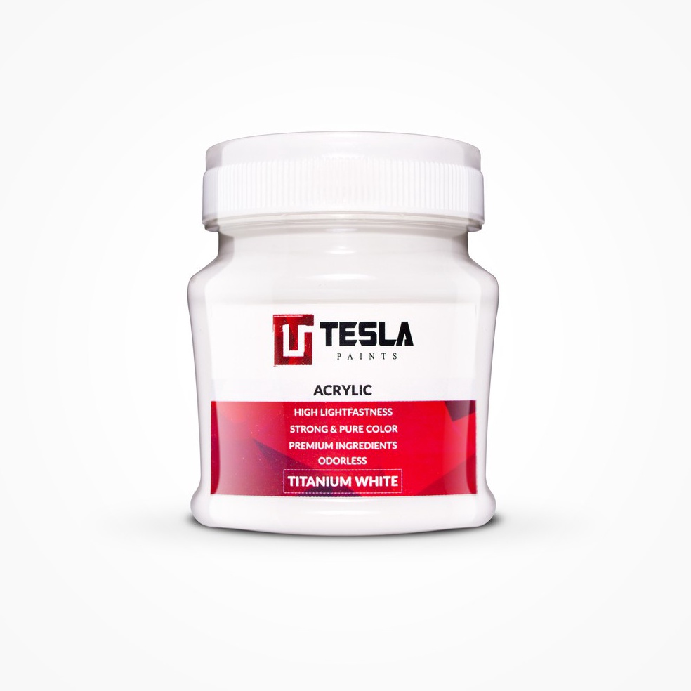 

KODE C46A TESLA PAINTS 125ML TITANIUM WHITE