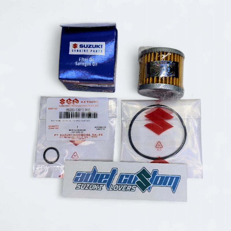 SET SIL ORING + FILTER OLI SATRIA FU ORIGINAL FILTER OLI FUFi /GSX SHOGUN 125 SMASH SPIN SKYWAVE ORI