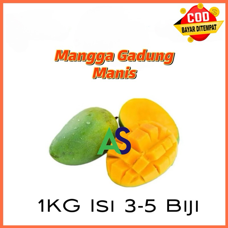 

MANGGA GADUNG MANIS 1KG ISI 3-5 BIJI