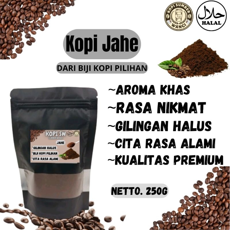 

BUBUK KOPI JAHE 250g Aroma dan rasanya nikmat ||kopiSWstore||