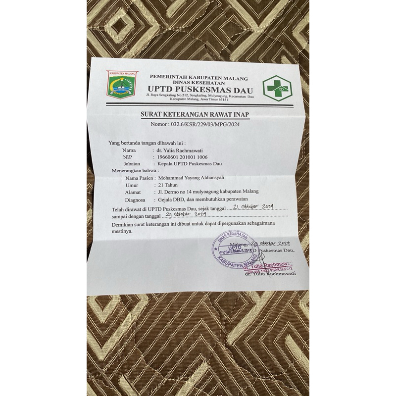 

PDF / FOTO ONLY! SKD KETERANGAN UNTUK PENGAJUAN CUTI/IZIN
