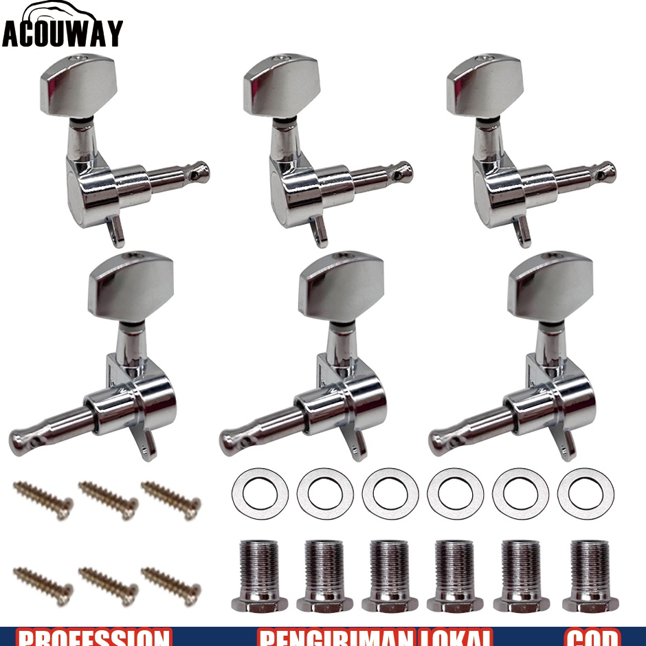 Serbu Obral  Dryer Gitar Tuning Peg Guitar Machine Head Aksesoris Gitar Akustik Dryer Grover Origina