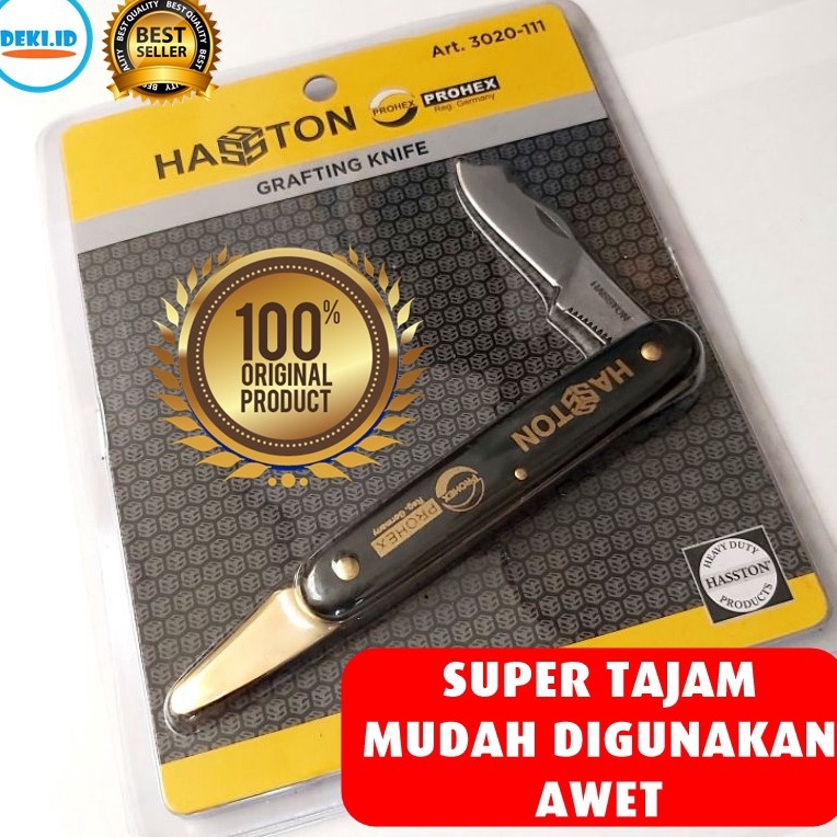 Kirim Langsung  Pisau Grafting Okulasi Lipat Saku Stek Cangkok Ranting Pohon Prohex Hasston 32111 Al