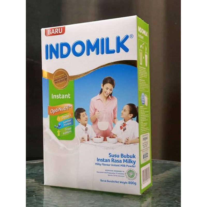 

Susu Bubuk Indomilk Opti Nutri Instant Rasa Milky 800Gram