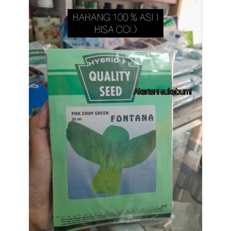 Benih Pakcoy Fontana 50gr dan 20ml