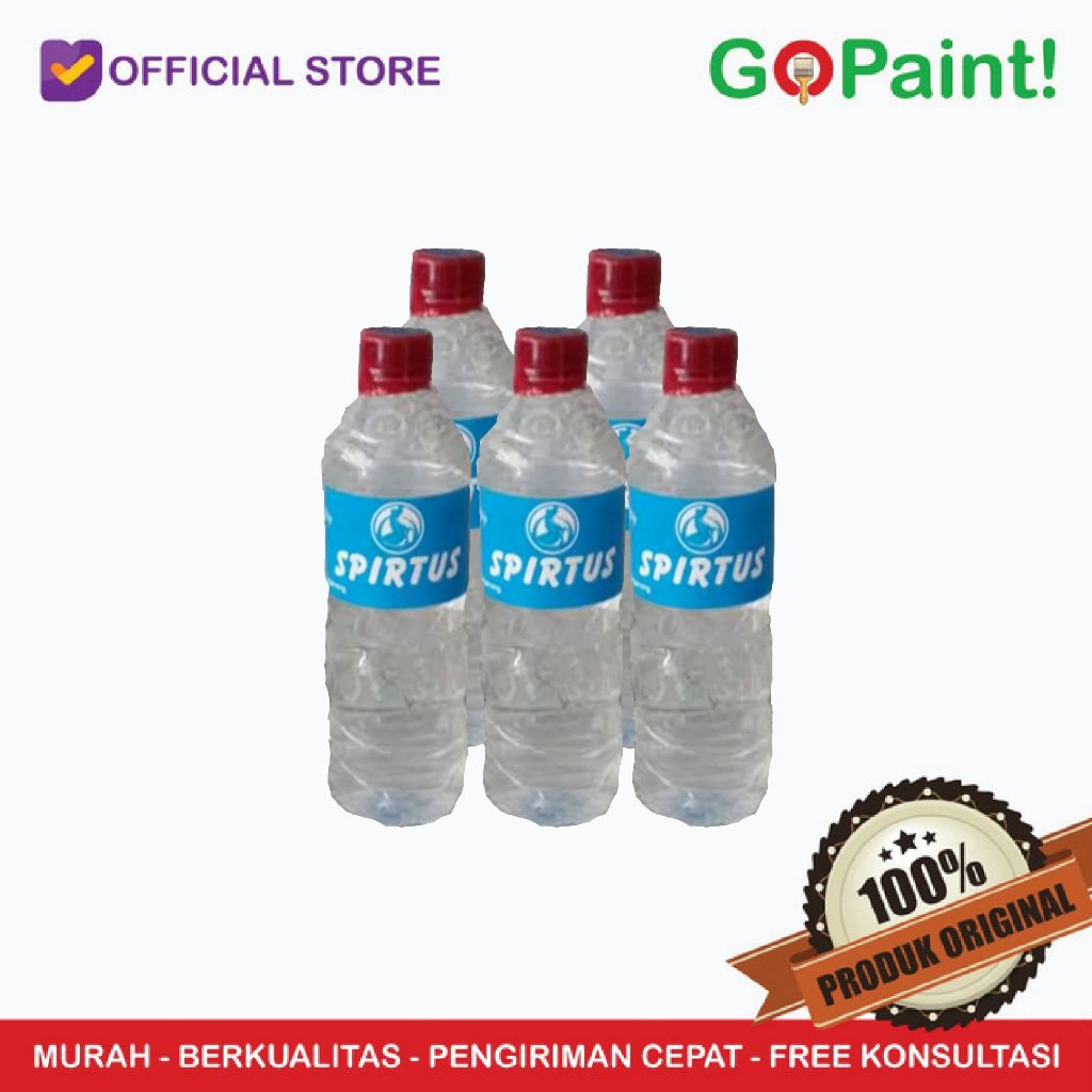 Spirtus Botol Warna Bening | Spirtus Bakar | Spirtus