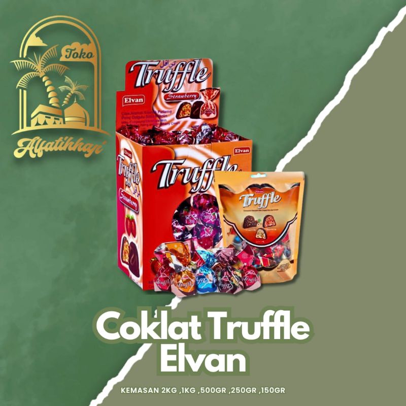 

Elvan Coklat Turki Truffle 150gr Pouch Halal