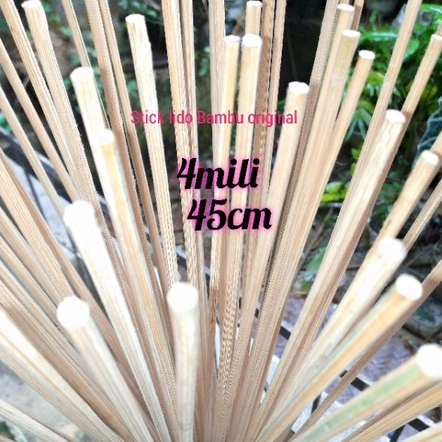 tusuk sate stik tumpul 45cm/100pcs/4mili/tusuk gulali