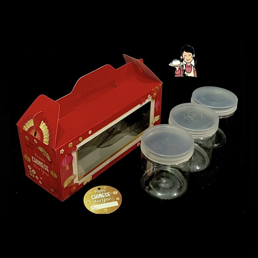 

(5 Pcs)Dus Tenteng Imlek 10x28x12 Cm Box Toples Tabung 600 Ml Kotak Hampers Chinese New Year