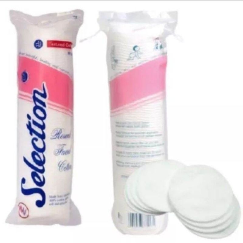 Kapas Selection Round 80's / Kapas Pembersih Wajah / Kapas Kecantikan / Kapas Bulat