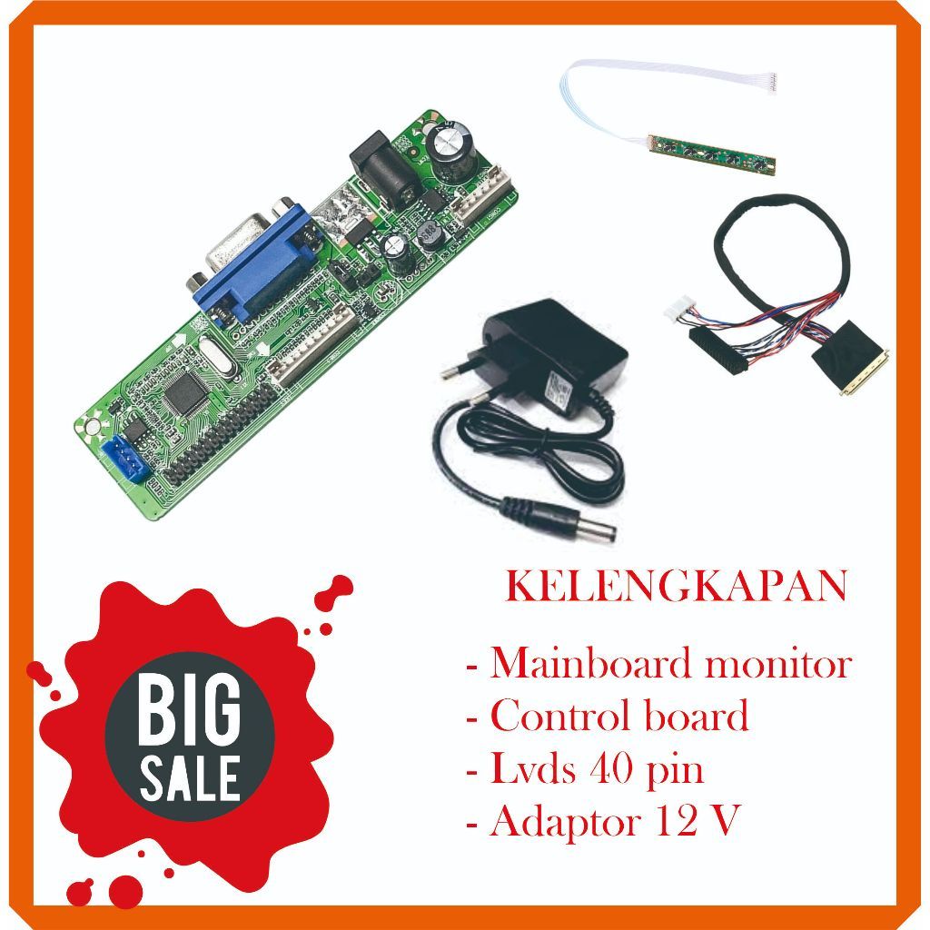 universal board monitor lcd LED mainboard monitor layar laptop 10-15.6 INCH