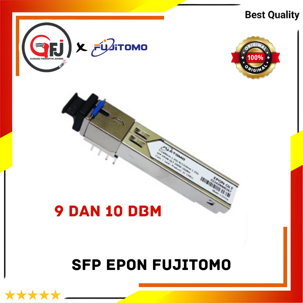 [TERMURAH] SFP EPON OLT PX20++ 20KM 9/10 dBm FUJITOMO ORIGINAL ( SUPPORT ALL OLT EPON )