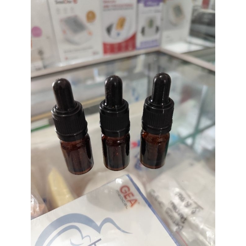 Botol kaca pipet tetes 5 ml isi 3 pcs