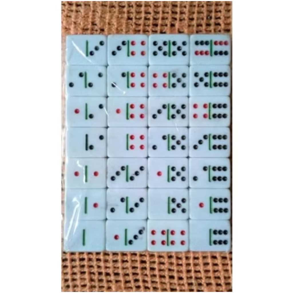 BATU DOMINO GAPLE TEBAL POLOS KEMASAN PLASTIK MURAH