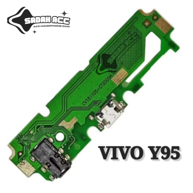 BOARD KONEKTOR/PAPAN CHARGER PCB VIVO Y95 ORIGINAL