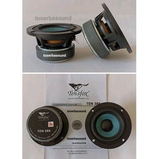 Speaker Midrange 3 inch Tensfox TEN 386 audio mobil