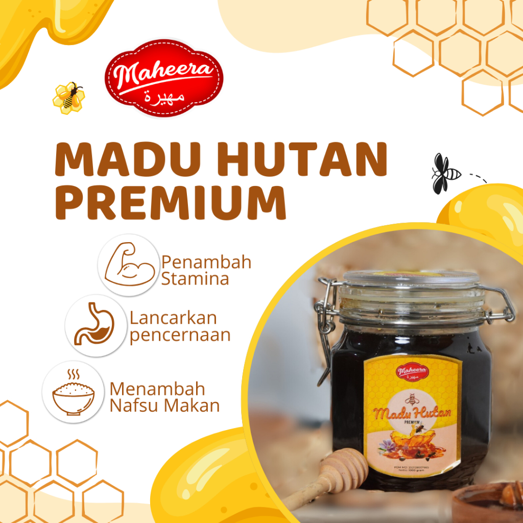 

Madu Hutan Maheera Asli 1 KG – 100% Murni Alami, Kaya Manfaat untuk Daya Tahan Tubuh