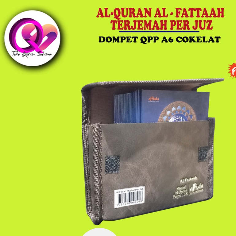 Al Quran Tilawah PerJuz Quran kecil PerJuz Quran saku 1 buku 1 Juz Al Fattah Dompet cover coklat