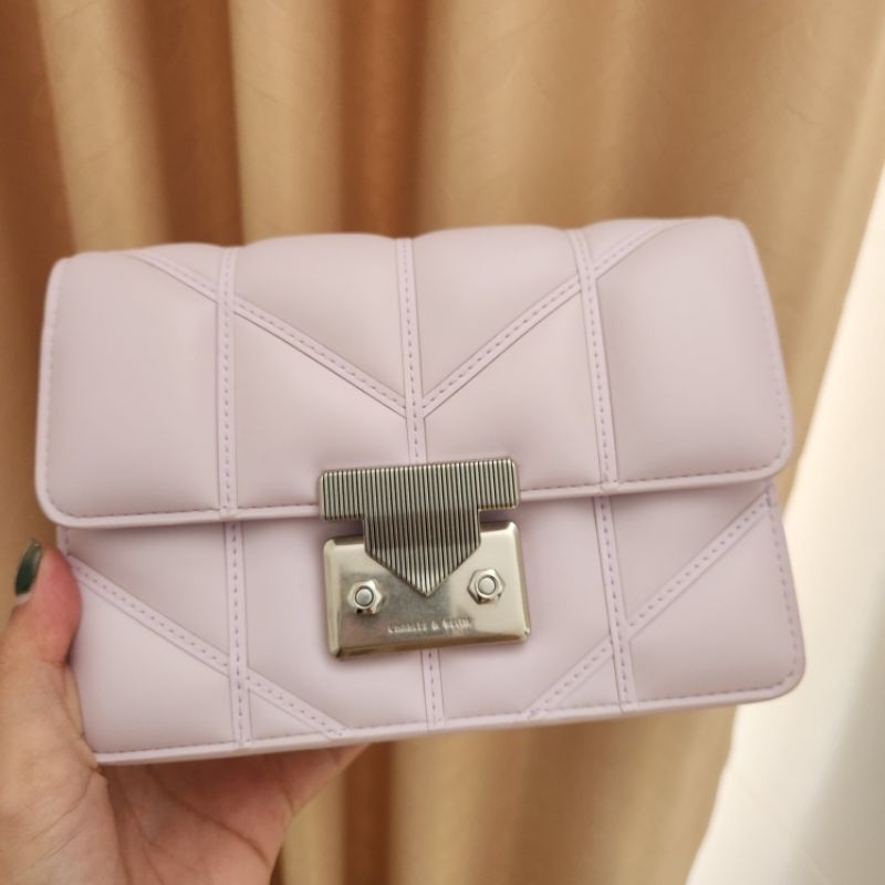 SLING BAG TAS CK CHARLES N KEITH LILAC