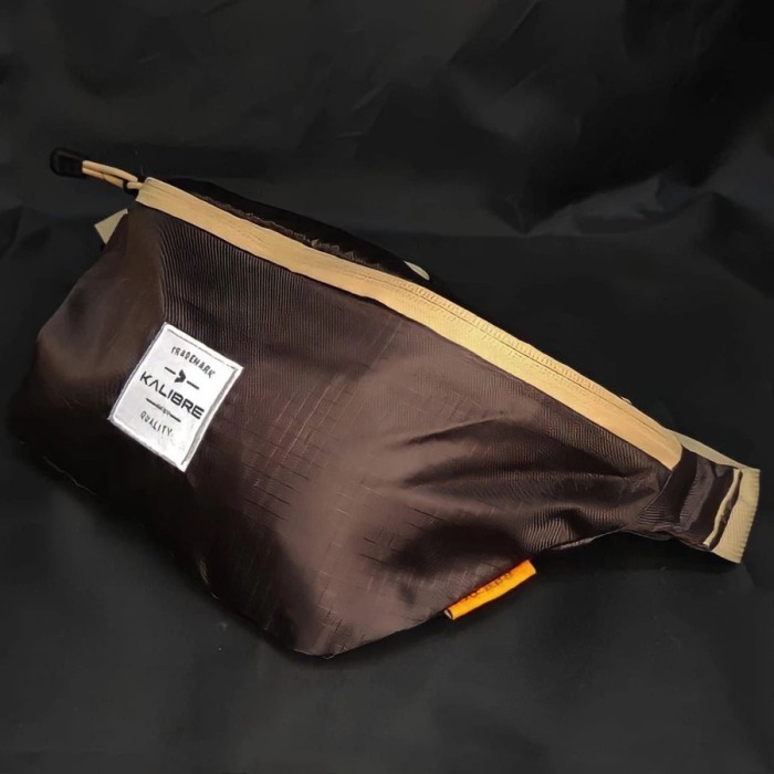 Tas Selempang Kalibre Hurley 3L Waist Bag 920823999 / 920823 Original Unisex Bag Travel Pouch - Brow