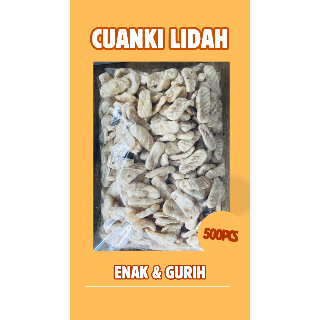 

Cuanki lidah besar isi 500pcs