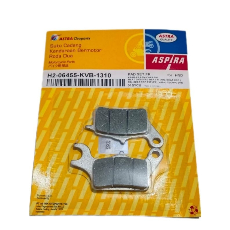 KAMPAS REM DEPAN BEAT VARIO 125 TECHNO SCOOPY SPACY ASPIRA