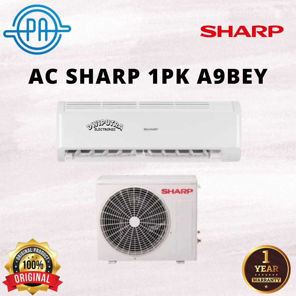 AC SHARP 1PK A9 BEY / 1 PK A9BEY / ORIGINAL RESMI AC 1PK A9-BEY