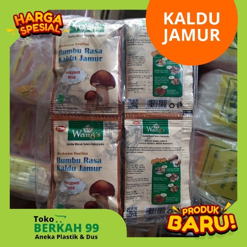 

kaldu jamur 6 gram wangs bumbu rasa isi 12 sachet