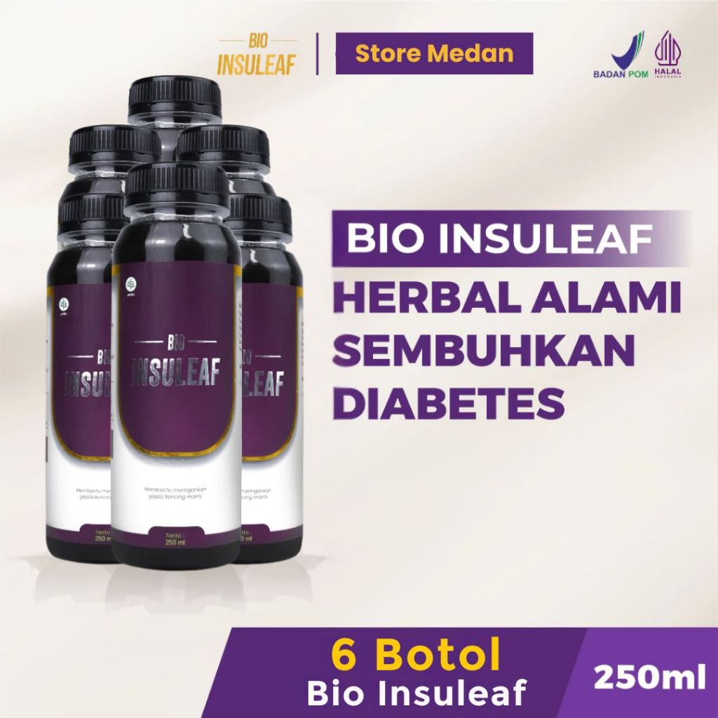 

Bio Insuleaf Herbal Diabetes Original 6 Box