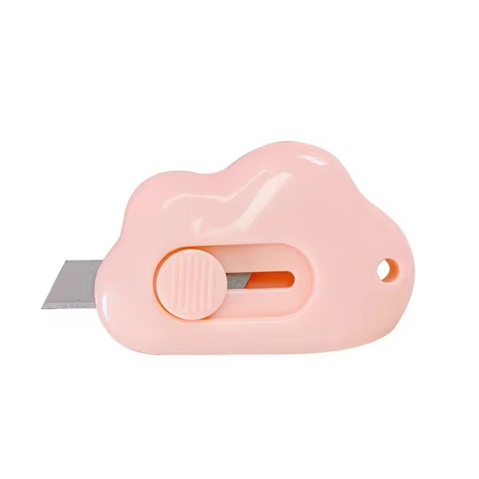 

Mini Cutter Karakter Lucu Bentuk Awan / Pisau Kartun Untuk Alat Tulis Kantor / Cutter Portable