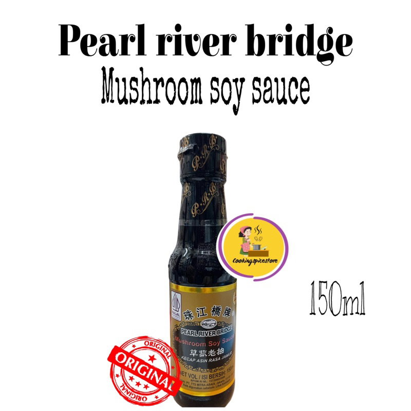 

Pearl River Bridge Mushroom Soy Sauce / Kecap Rasa Jamur 150ml / 600ml