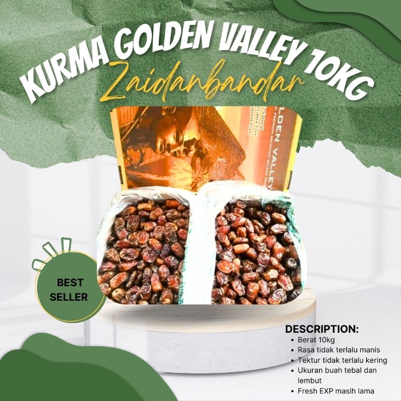 

KURMA GOLDEN VALLEY 10KG BERKUALITAS