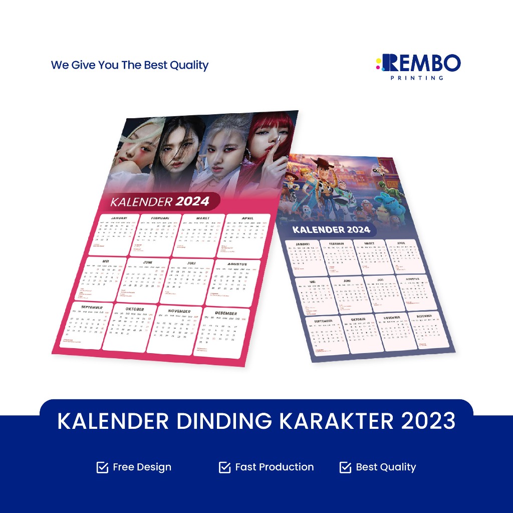 

Kalender 2025 Cetak Kalender Dinding Karakter / Kartun / Anime