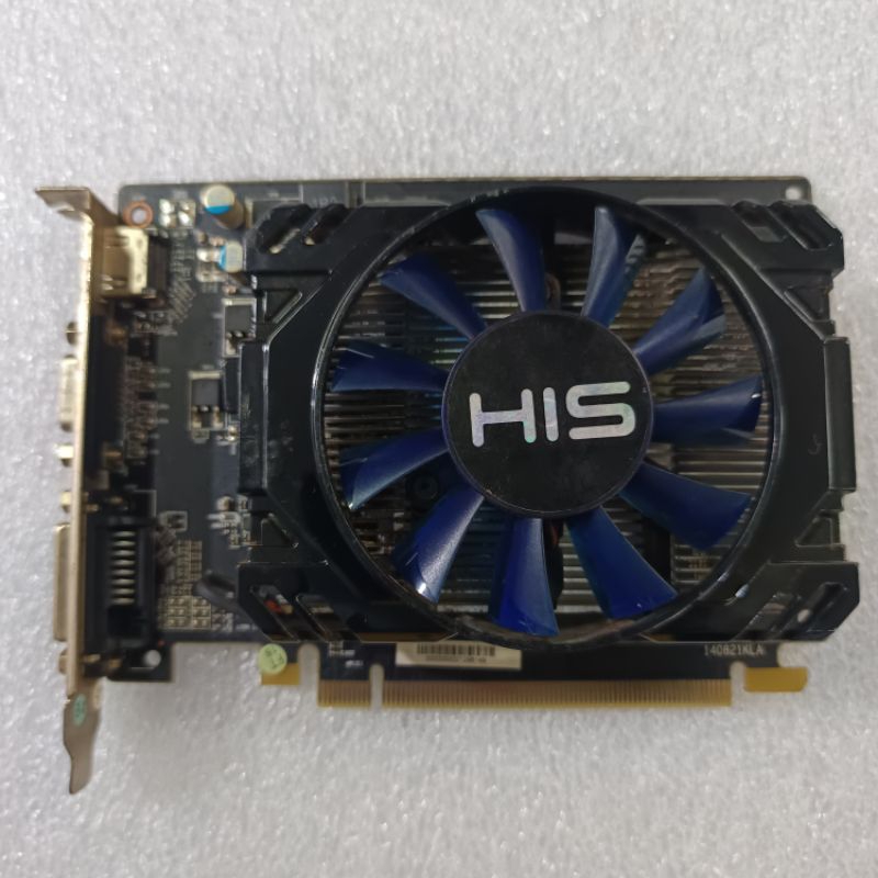 vga card 2GB ddr5 64bit PCIe Express HIS Ati Radeon R7 250 bekas murah original
