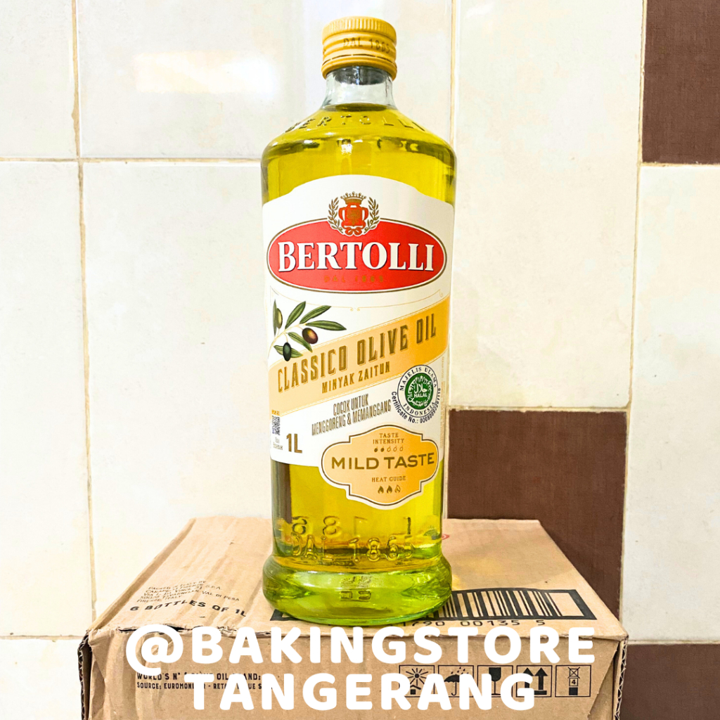 

Olive oil Bertolli Classico 1 Liter - Minyak zaitun Classic