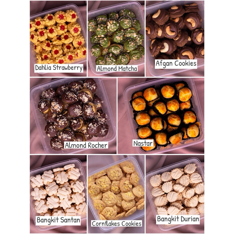 

Hampers hantaran kue imlek kue natal kue lebaran nastar kastangel bangkit sago cornflakes