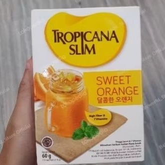 

Tropicana Slim SWEET ORANGE Minuman Jeruk ( 10 sachets ) 60gr