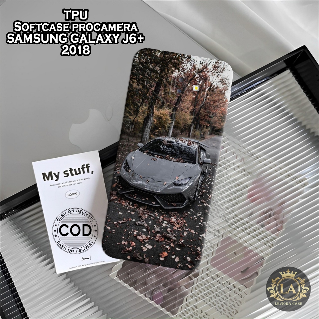 Case Samsung J6+ 2018 - Leviora Case - Fashion Case Mobil - Softcase Samsung J6+ 2018 - Case Pro Cam