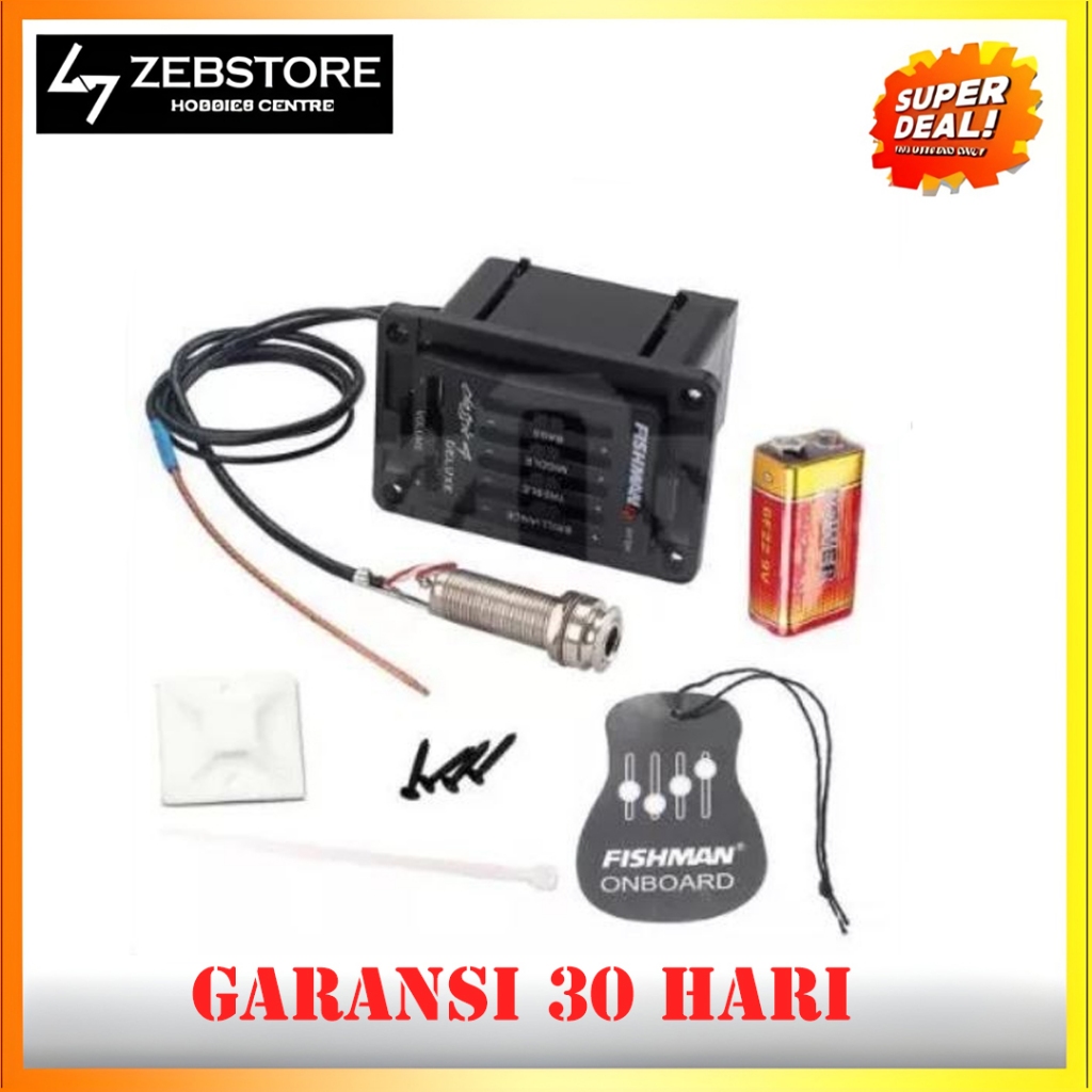 Equalizer Preamp Fishman 4-Band Classic 4 Deluxe