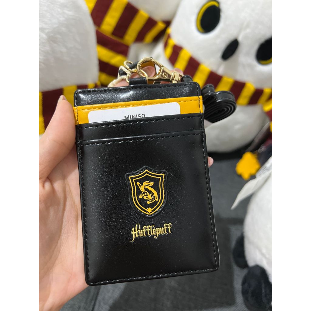 

Miniso x Harry Potter Lanyard Card Hufflepuff Black gantungan kartu ID Name Tag