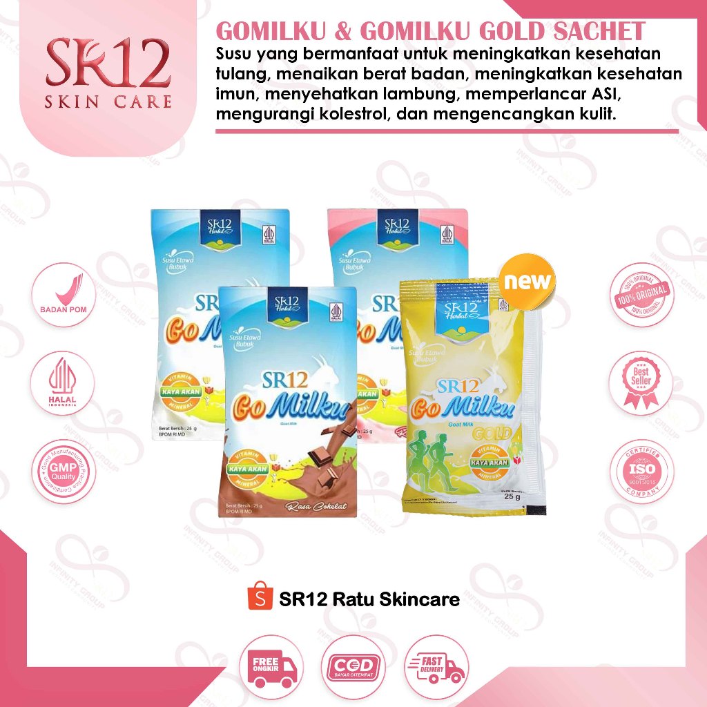 

SUSU KAMBING ETAWA GOMILKU & GOMILKU GOLD SR12 SACHET 25 gr