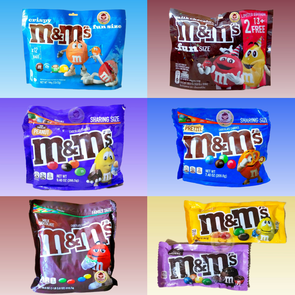 

.Coklat import | Sepack M&M'S Milk Chocolate, Crispy Fun Size coklat m&m ( ds bgr )