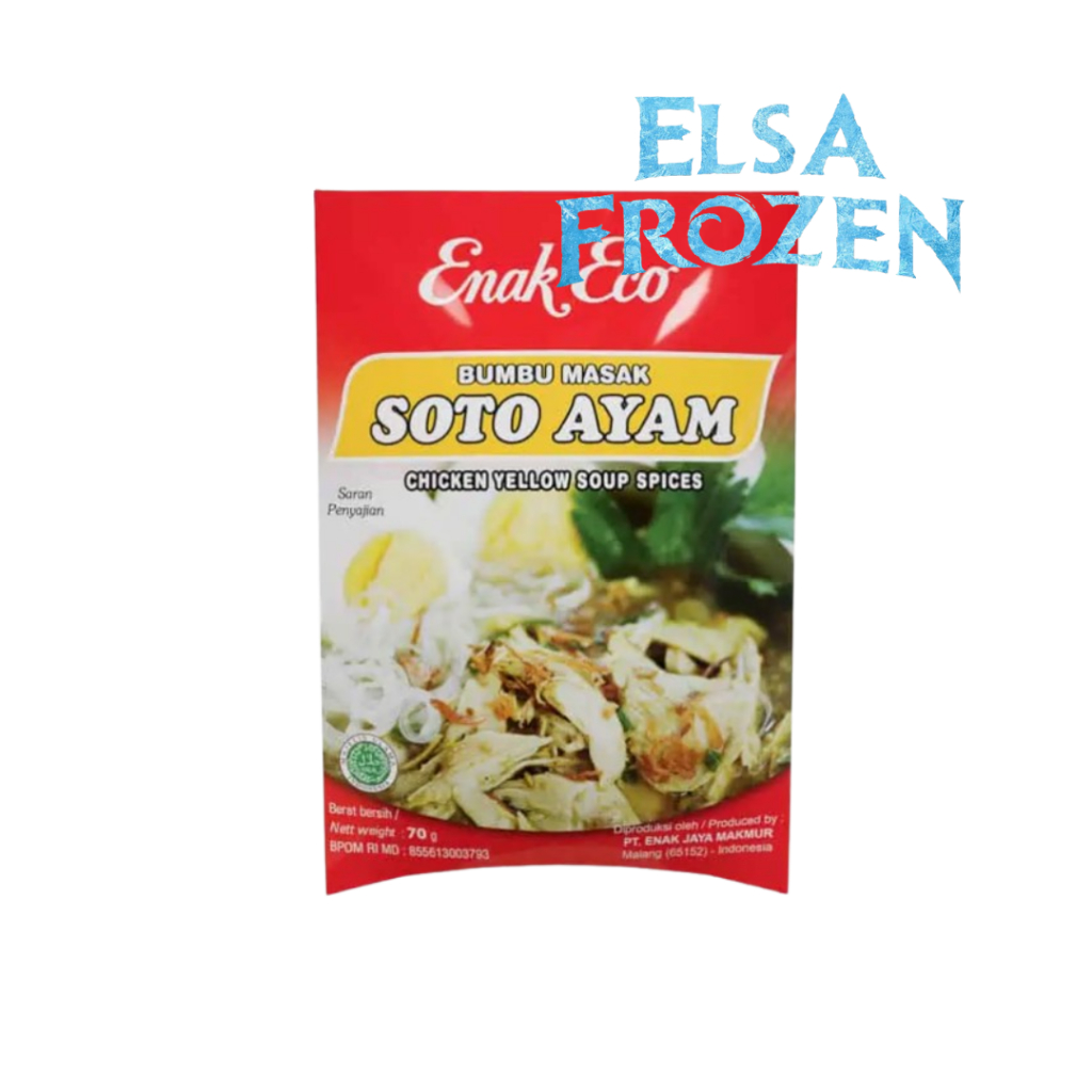 

ENAK ECO BUMBU MASAK SOTO AYAM 70GR/ BUMBU INSTAN