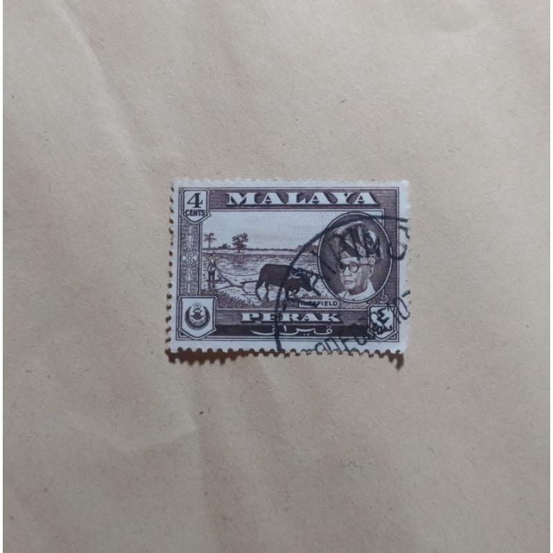 

prangko malaya 4 cent perak