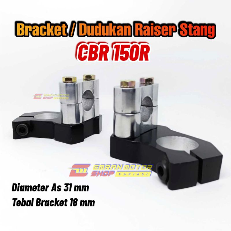 Breket Dudukan Raiser Stang CBR 150R CBR150R facelift k45g k45n k45r k45a lokal cbr cbu thailand